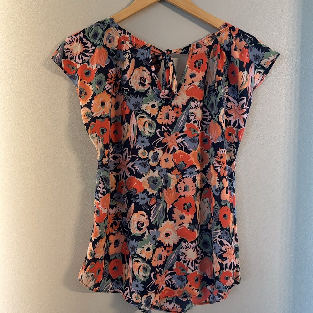 Floral Women's Top - Multicolor - Picture 6 of 7
